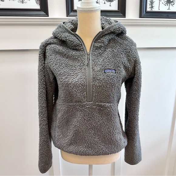 Patagonia Tops - Patagonia Gray Fleece Hoodie